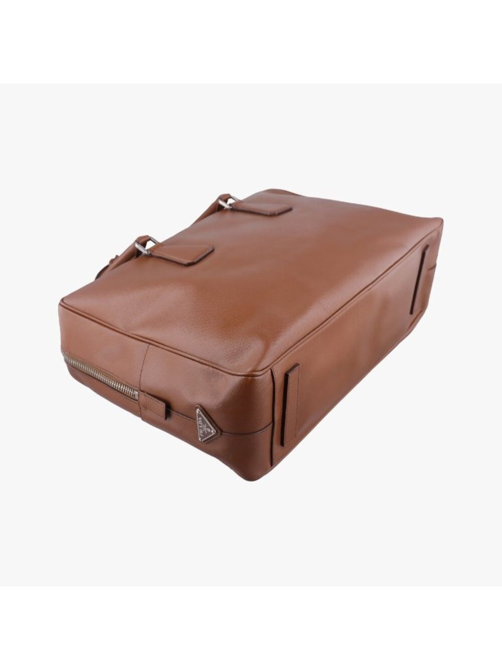 ★SOLD★ Prada Business Briefcase Brown Saffiano Leather - Picture 7 of 15
